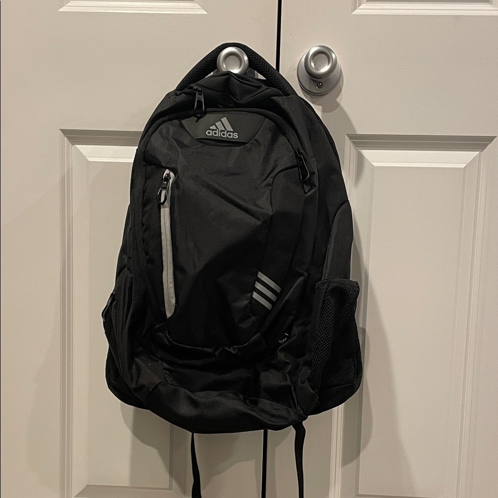 Adidas Black and Gray Men's Backpack